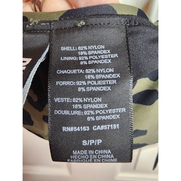 DKNY Green Leopard Square Neck Bikini Swim Top, NWT, Small - Picture 5 of 5